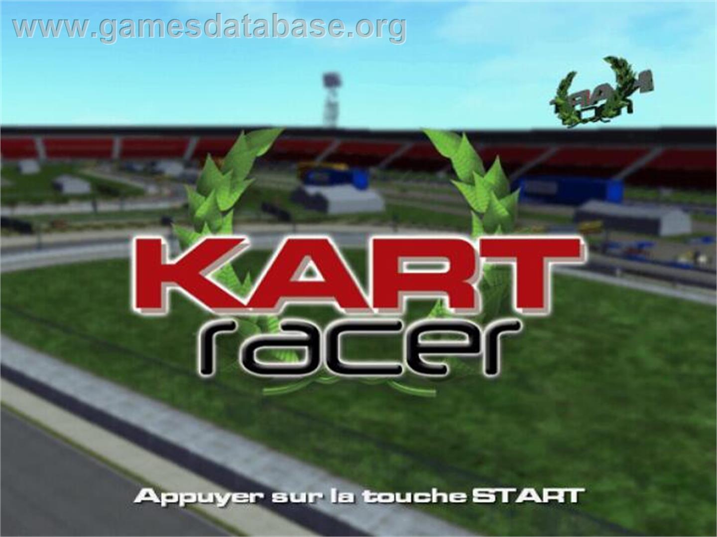 Kart Racer - Sony Playstation 2 - Artwork - Title Screen